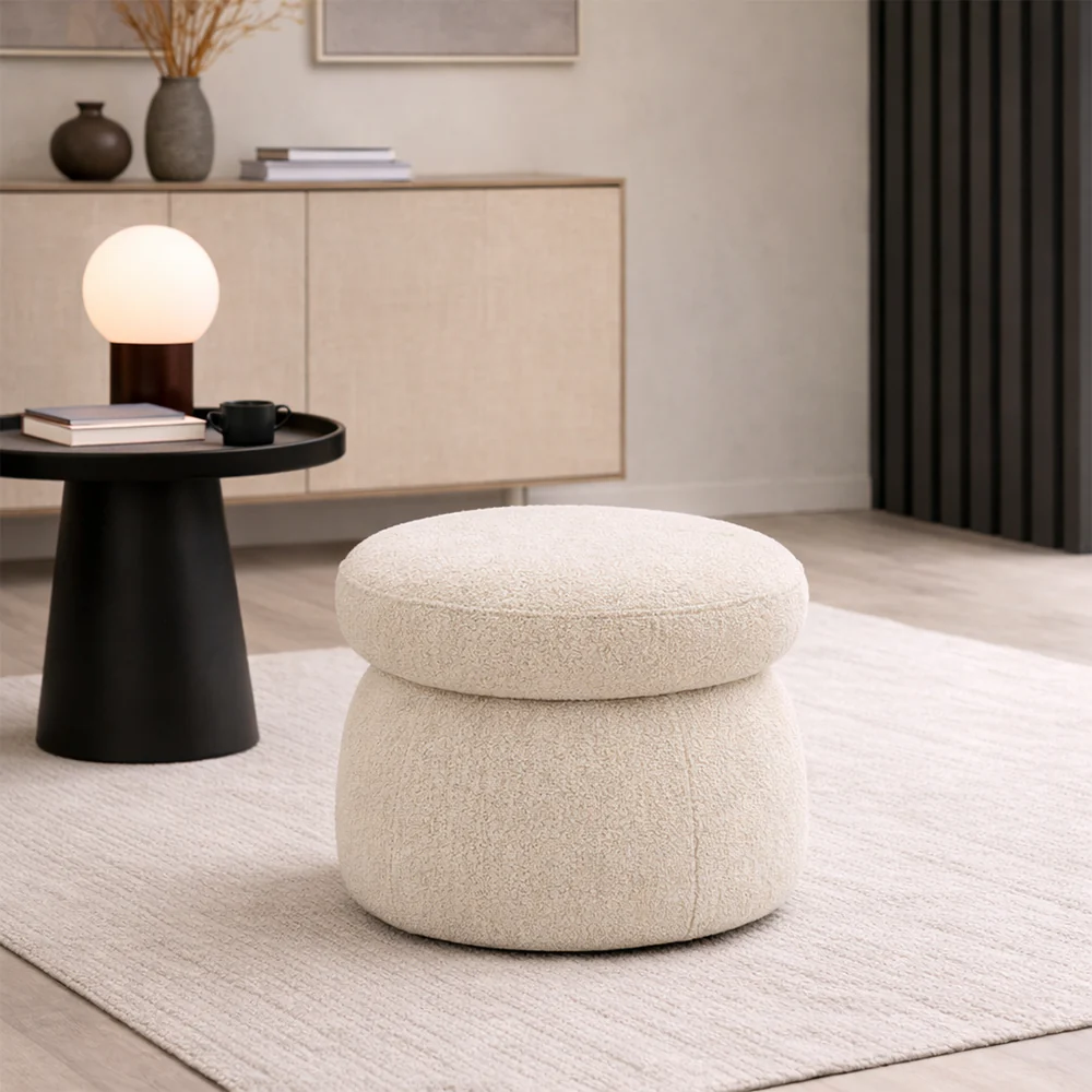 5529 Ottoman White by Campo de' Fiori - Image 2