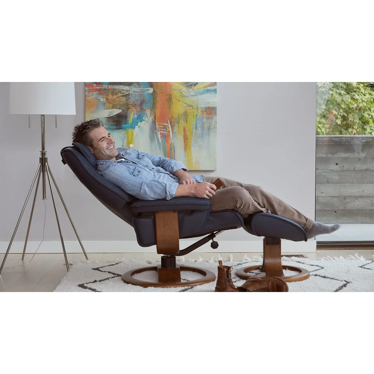 Admiral R Manual Recliner by Fjords - Image 7