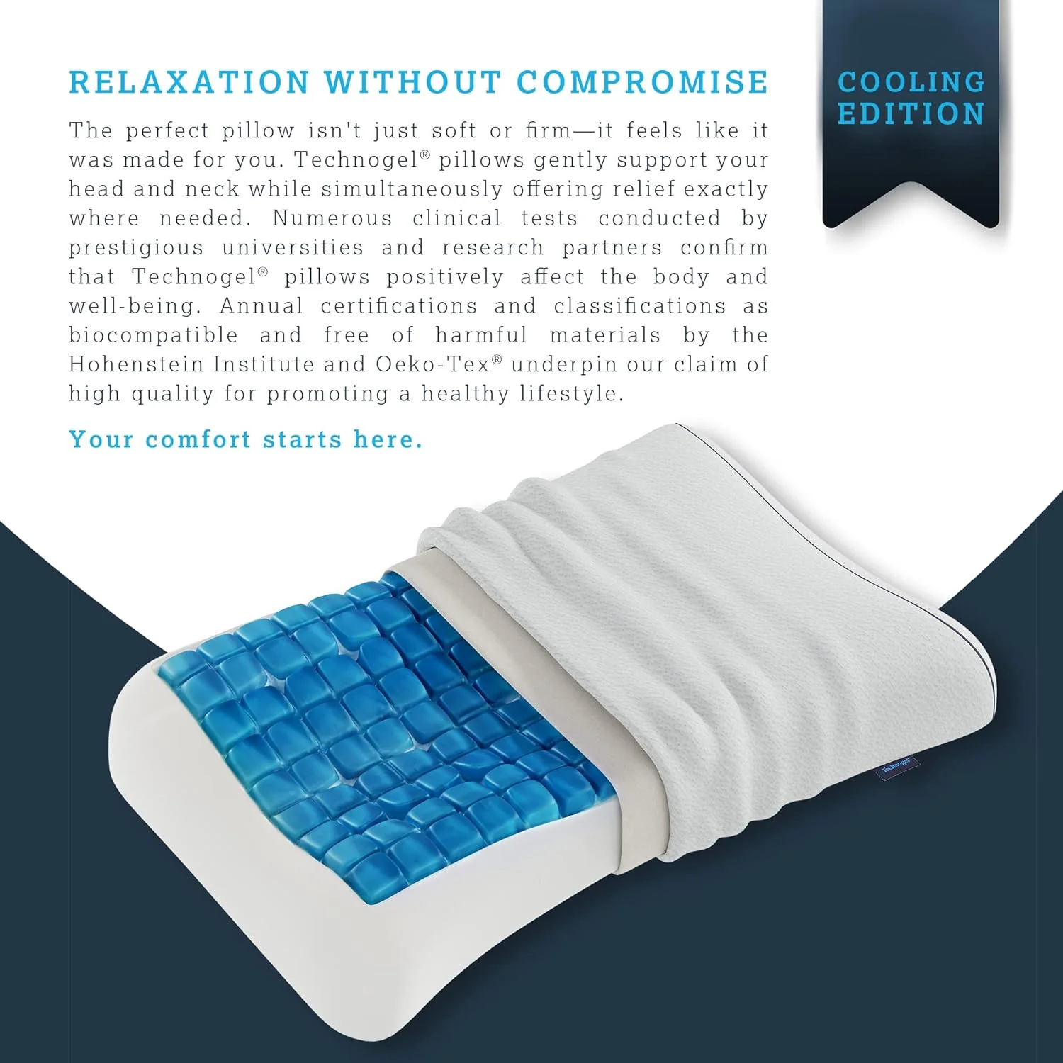 Anatomic Curve Pillow by Technogel - Image 4