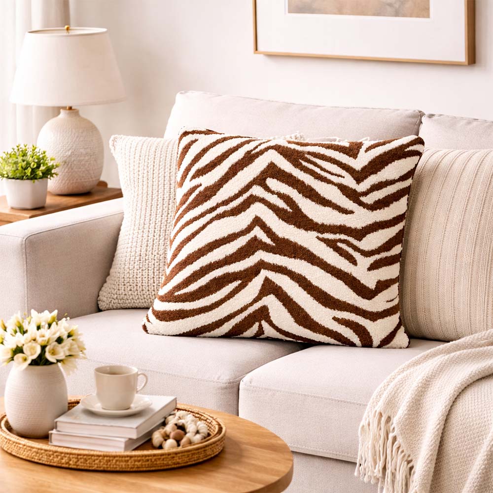CDF820 Cushion Medium Fabric Prime Flame Zebra - 04 by Campo de' Fiori - Image 2