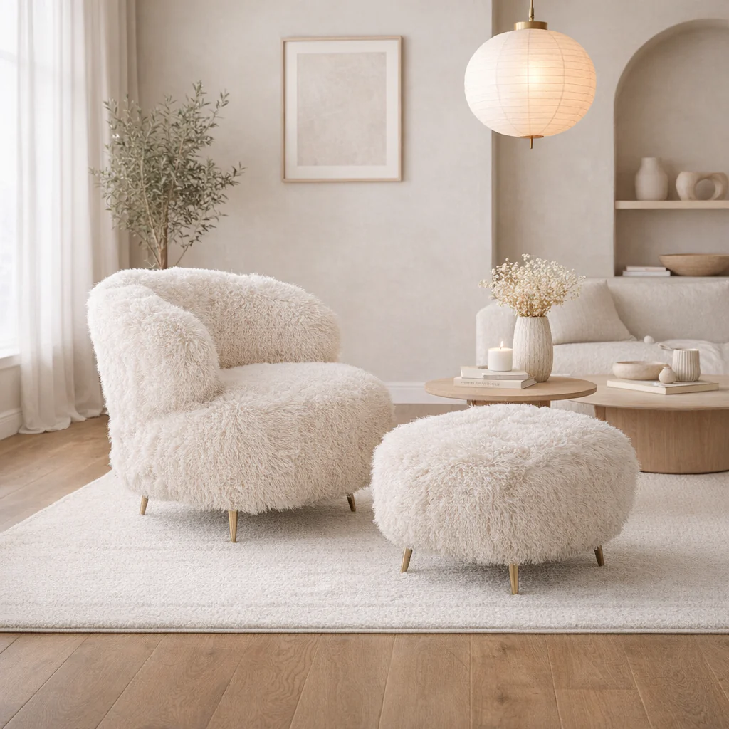 CL387 Armchair with Ottoman by Campo de' Fiori - Image 2