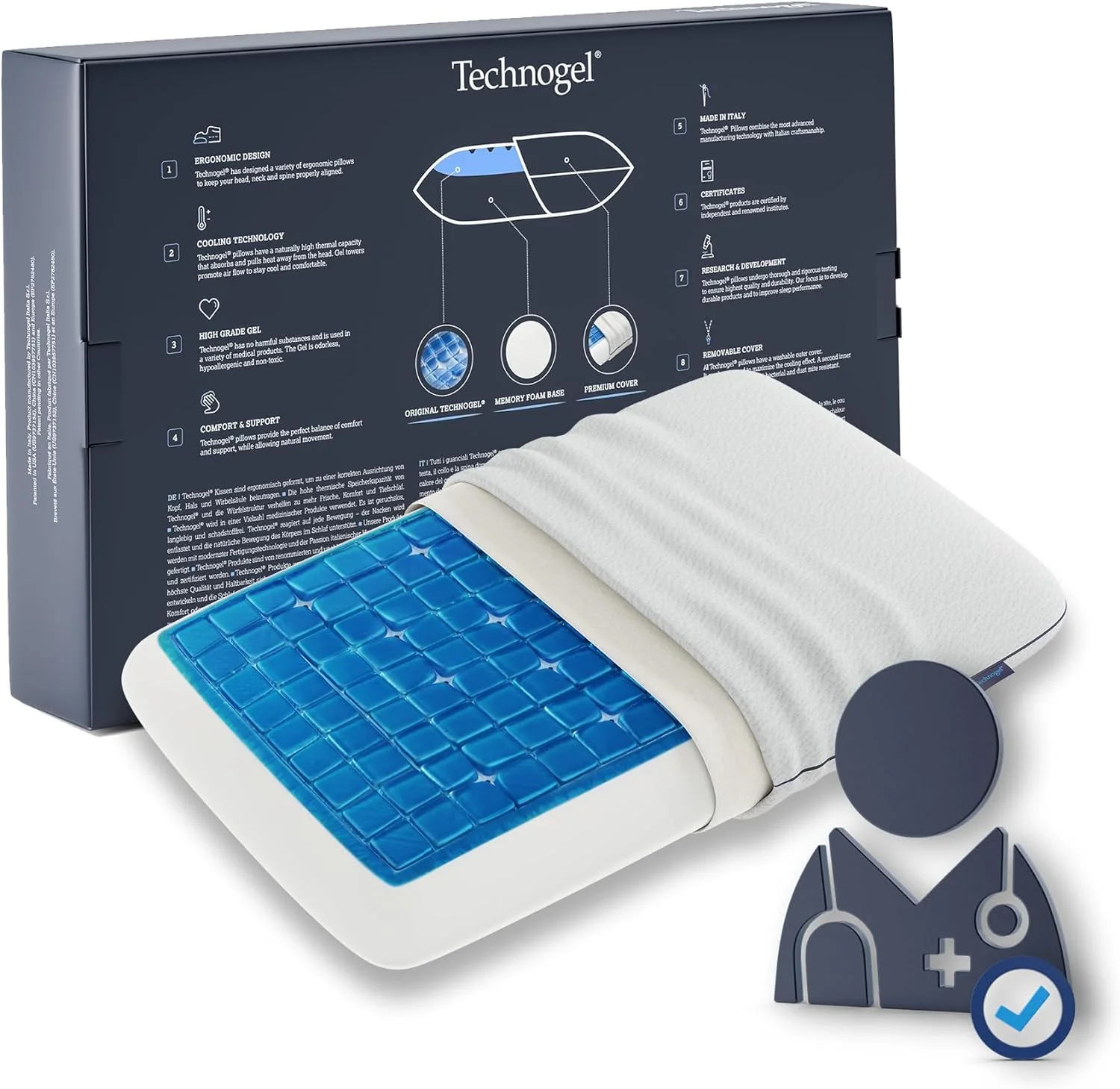 Deluxe Pillow by Technogel - Image 4