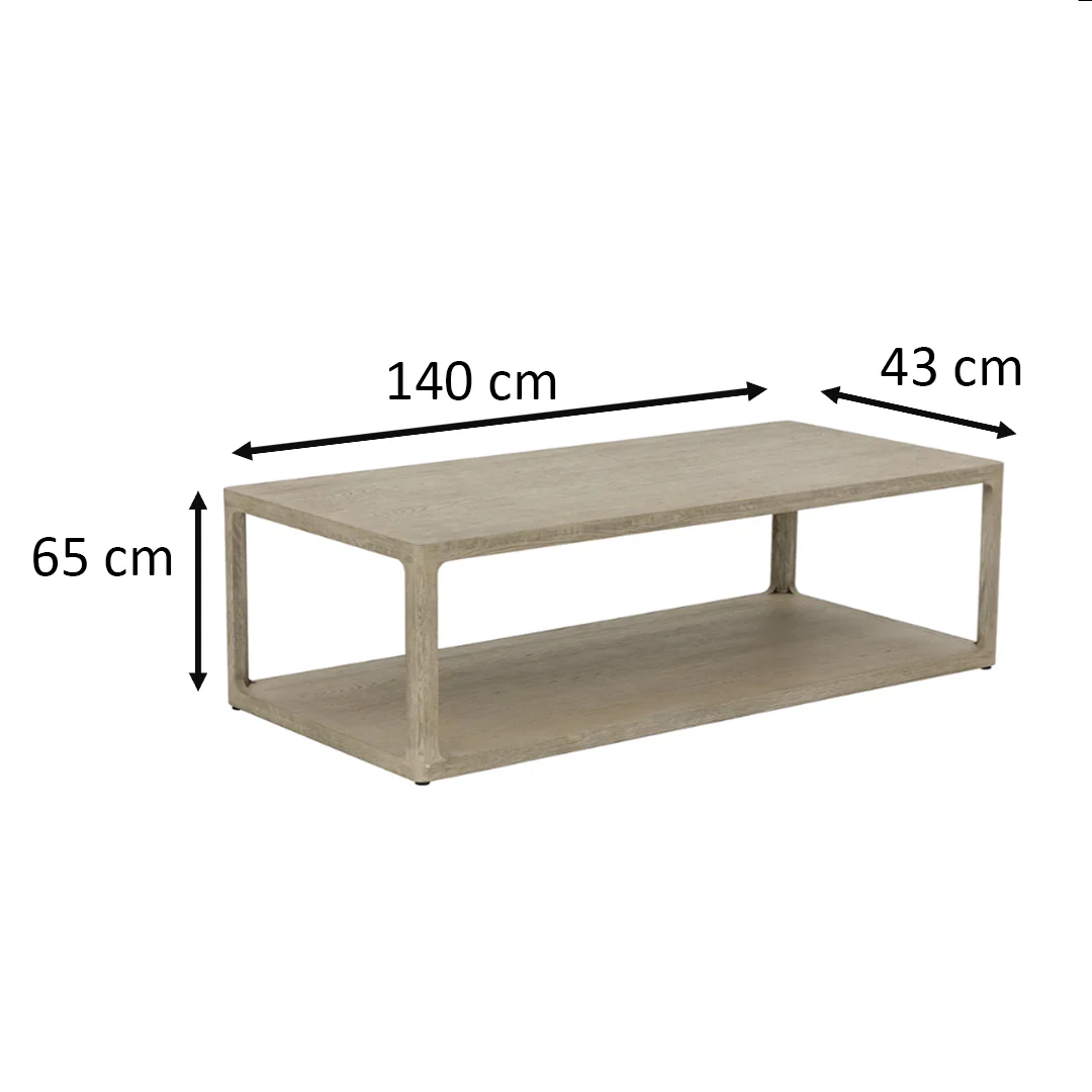 Doncaster Coffee Table by Sunpan Grey - Image 6