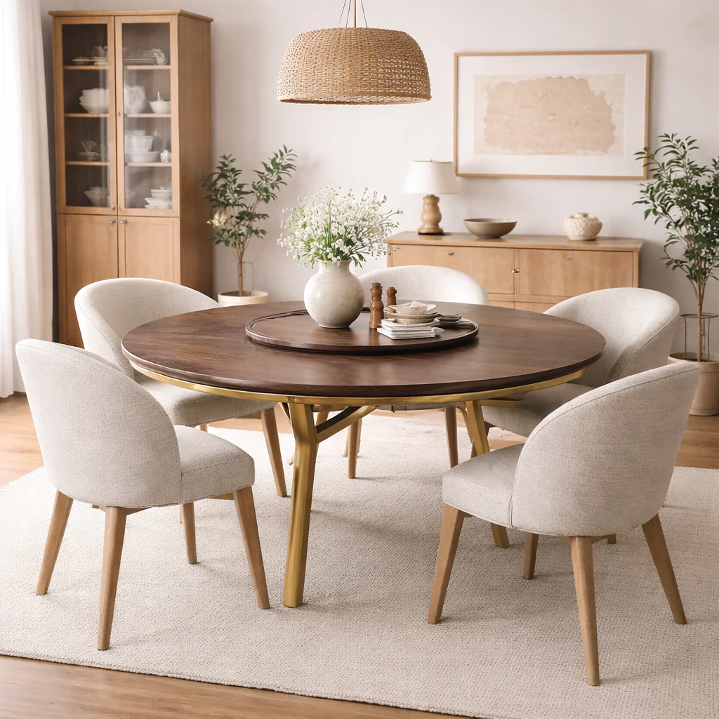 Iron Round Table Gold by Chateau d'Ax Italia - Image 2