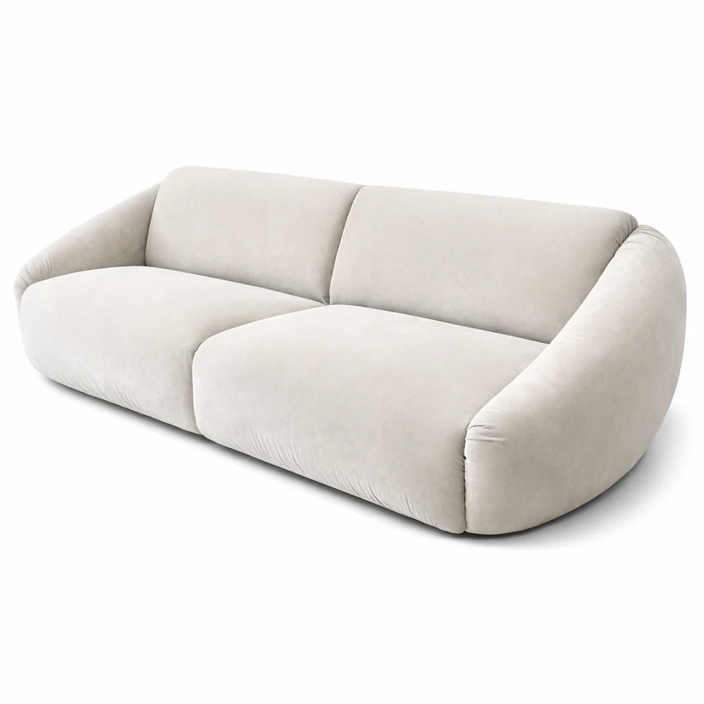 Lambert 2 Seater Sofa Beige by Chateau d'Ax Italia - Image 3