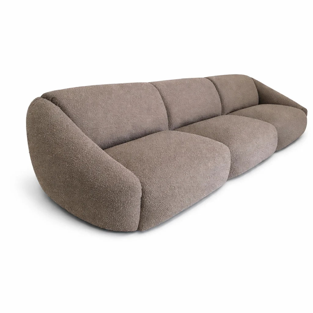Lambert Large 3 Seater Sofa Brown by Chateau d'Ax Italia - Image 3