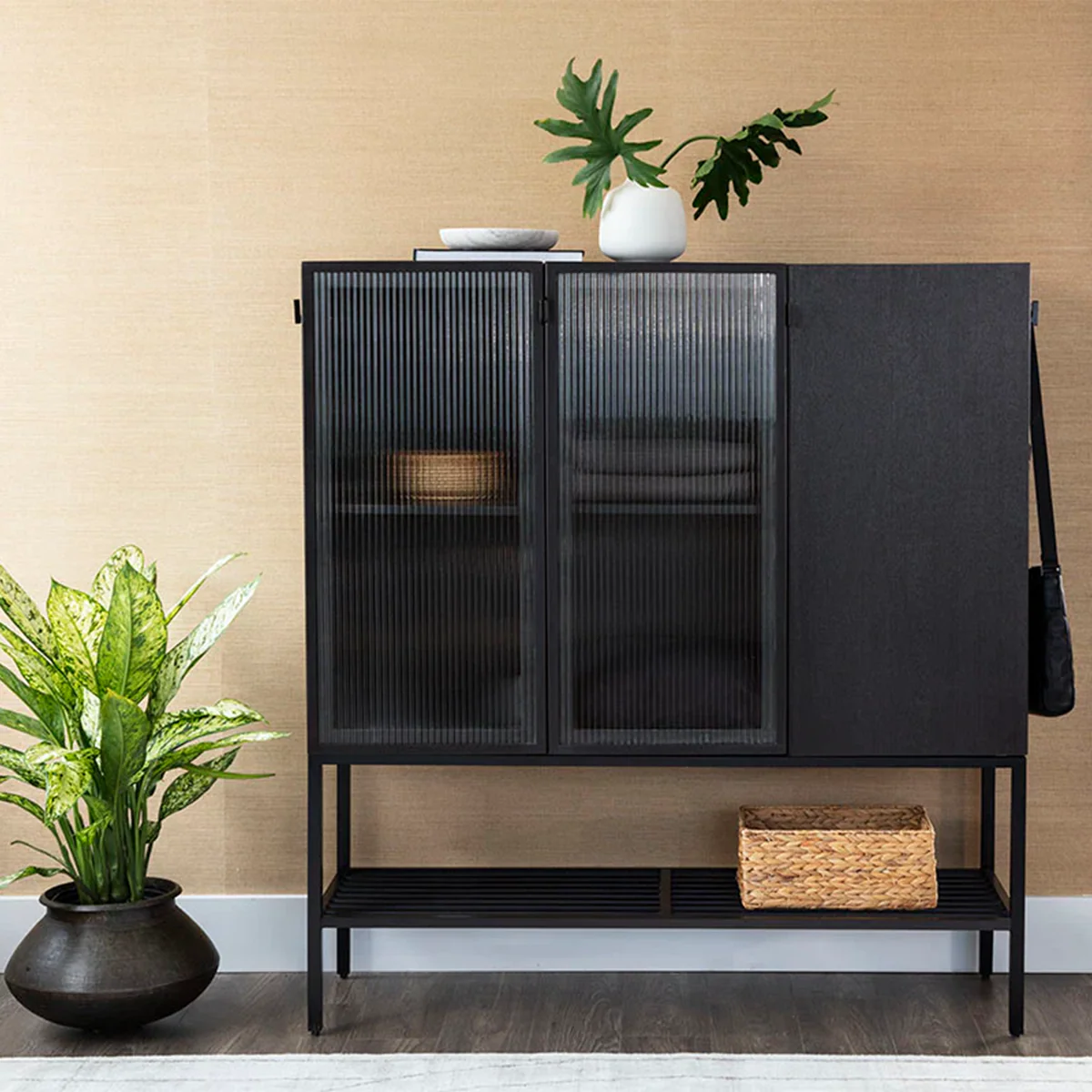 Renzo Entryway Cabinet Large by Sunpan - Image 5