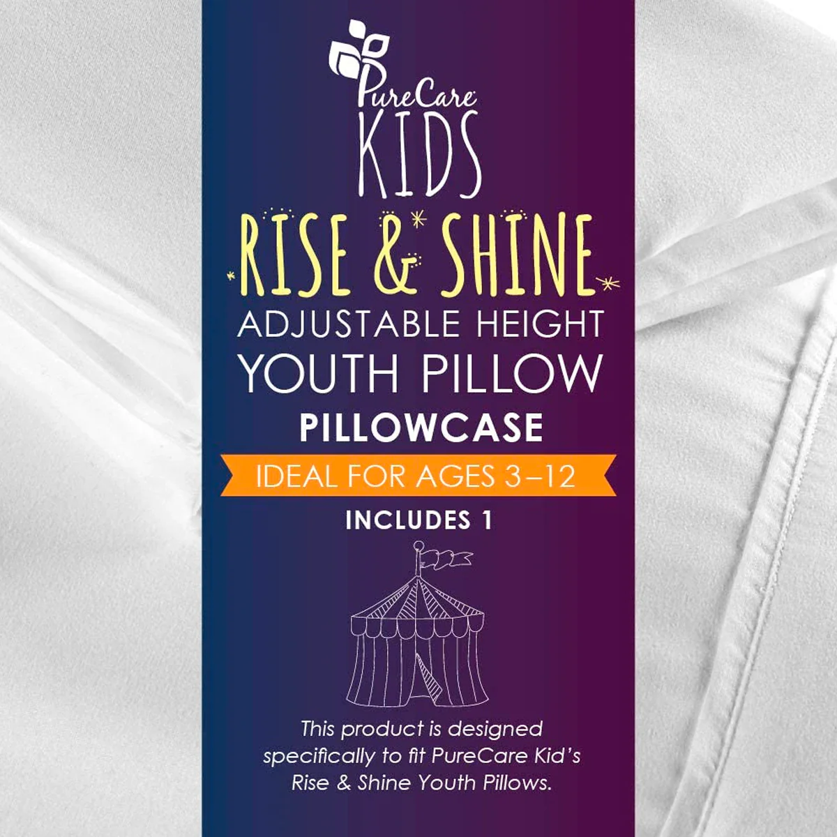 Rise & Shine Pillowcase By PureCare - Image 3