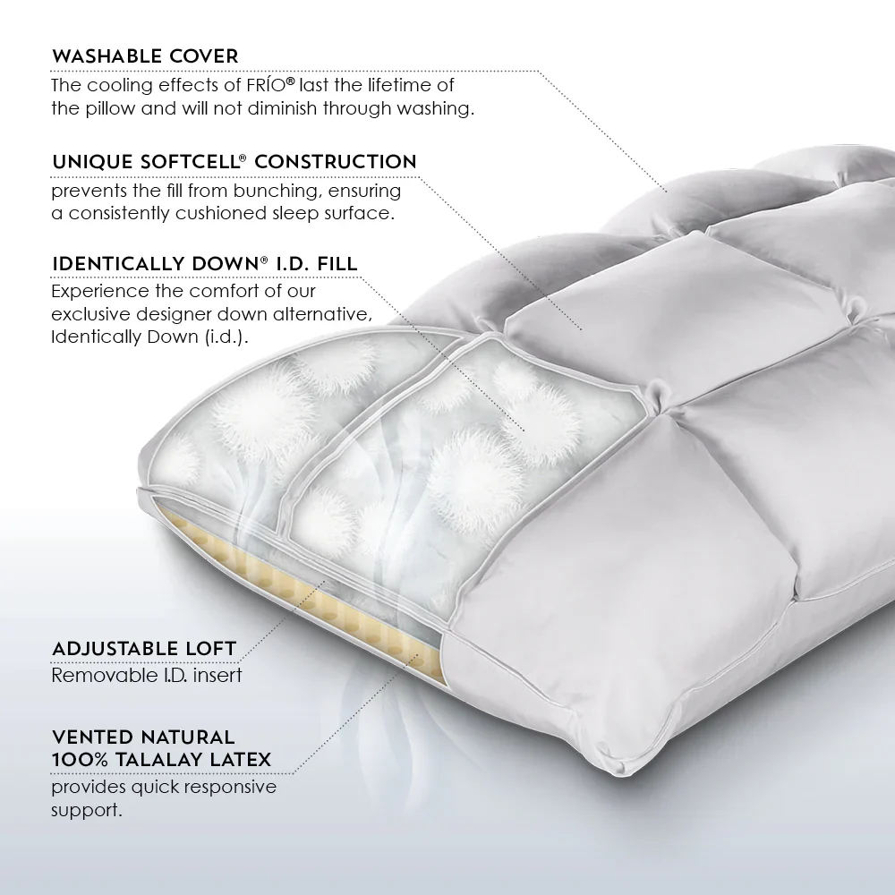 Sub-0 SoftCell Chill Latex Pillow by PureCare - Image 3