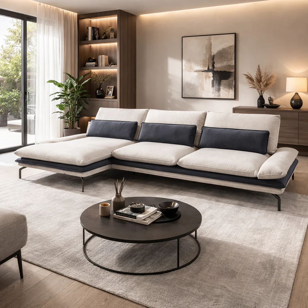 Suzuka 2 Seater Sofa with Left Chaise Lounge by Chateau d'Ax Italia - Image 2